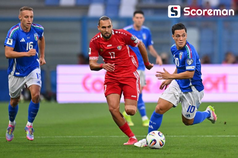 스팔레티 감독 고별전, 이탈리아 대표팀 2-0 승리